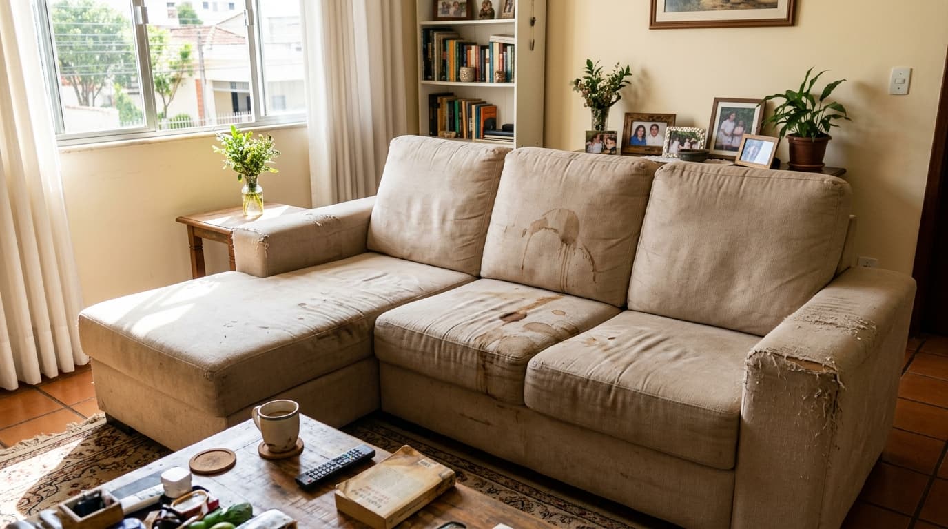 5 Sinais de Que Seu Sofá Precisa de Uma Limpeza Profissional